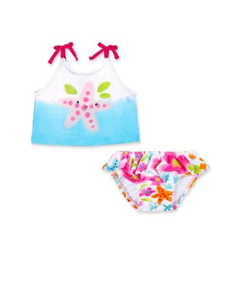 Tuc Tuc 2li Kız BebeK T-shirt Mayo Set