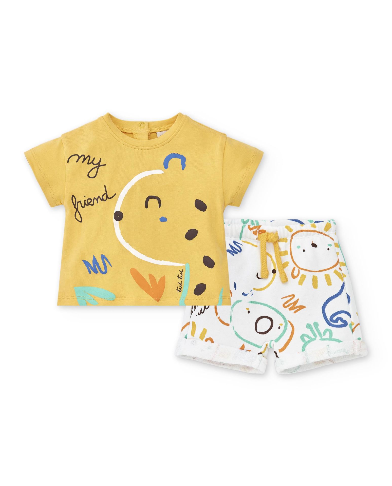 Tuc Tuc 2li Erkek Bebek T-shirt Şort Set