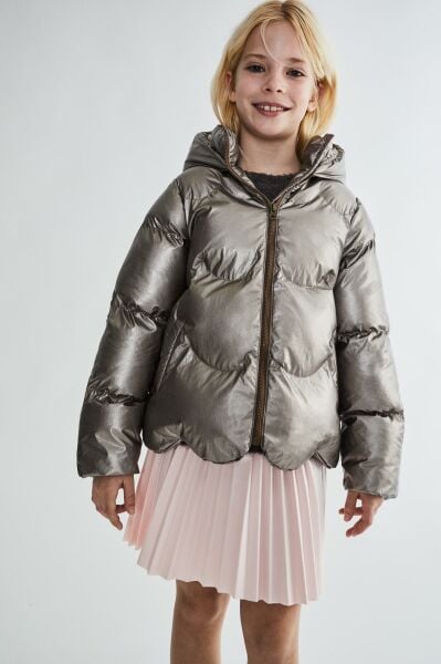 Canada House Kapüşonlu Kız Çocuk Mont