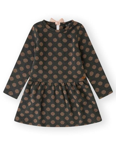 Canada House Puantiyeli Kız Çocuk Elbise