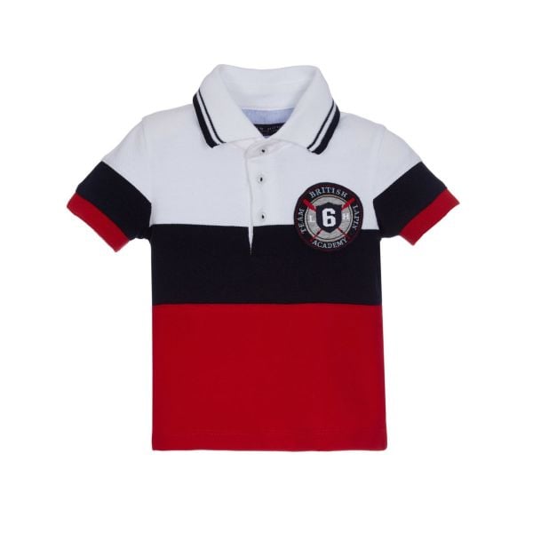 Arma Detaylı Erkek Çocuk Polo Yaka T-shirt