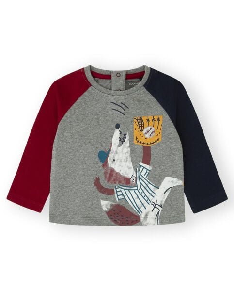 Canada House Colorblock Erkek Bebek T-shirt