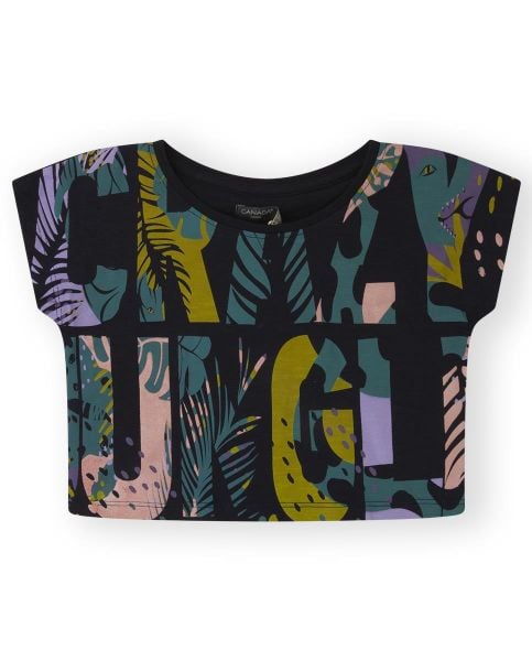 Canada House Kısa Kız Çocuk T-shirt