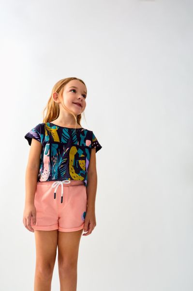 Canada House Kısa Kız Çocuk T-shirt