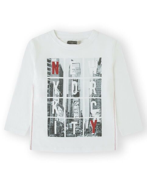 Canada House New York Temalı Erkek Çocuk T-shirt