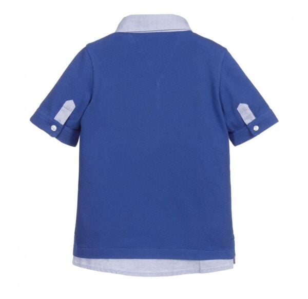 Denizci Temalı Polo Yaka Erkek Çocuk T-shirt