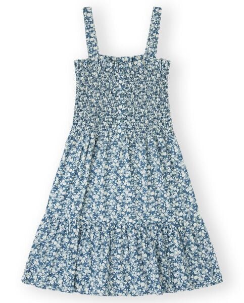 Canada House Çiçek Desenli Kız Çocuk Elbise