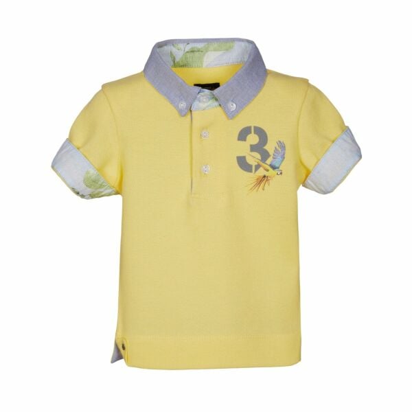 Gömlek Detaylı Polo Yaka Erkek Çocuk T-shirt