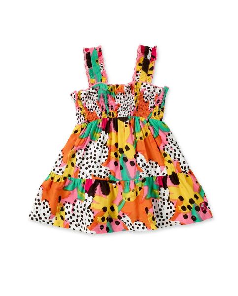 Tuc Tuc Kız Çocuk Askılı Elbise