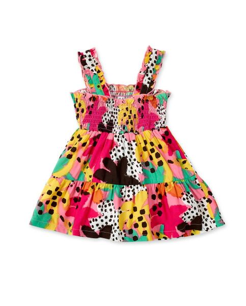 Tuc Tuc Kız Çocuk Askılı Elbise