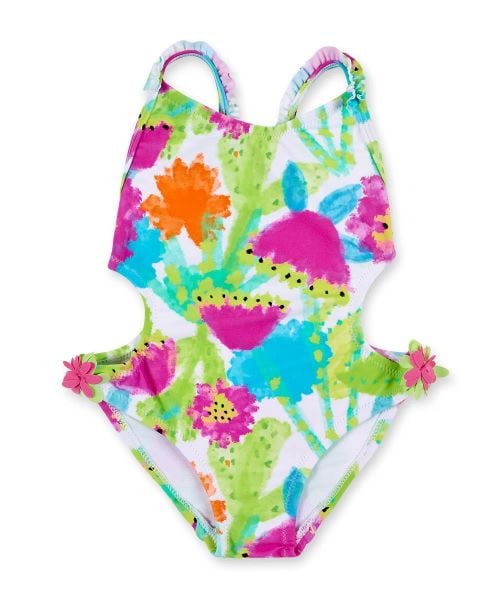 Tuc Tuc Çiçek Desenli Mayo