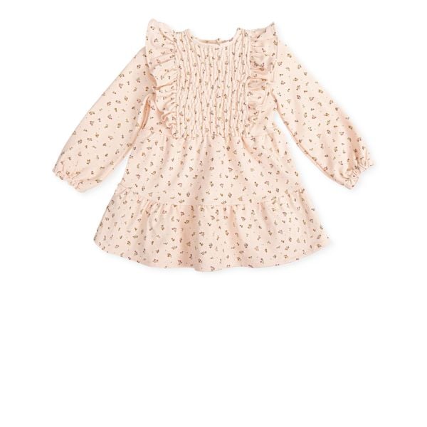 Tutto Piccolo Fırfırlı Kız Çocuk Elbise