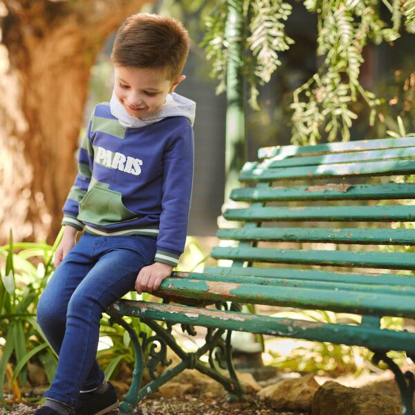 Tutto Piccolo Kapüşonlu Erkek Çocuk Sweatshirt