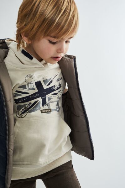 Canada House Kapüşonlu Erkek Çocuk Sweatshirt