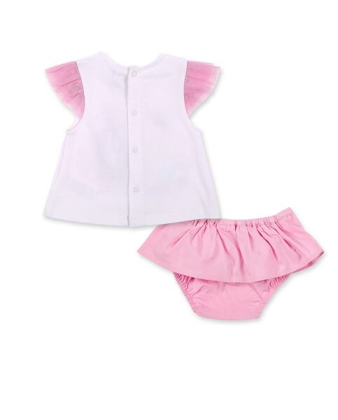 Tuc Tuc 2li Kız Bebek T-shirt Bloomer Set