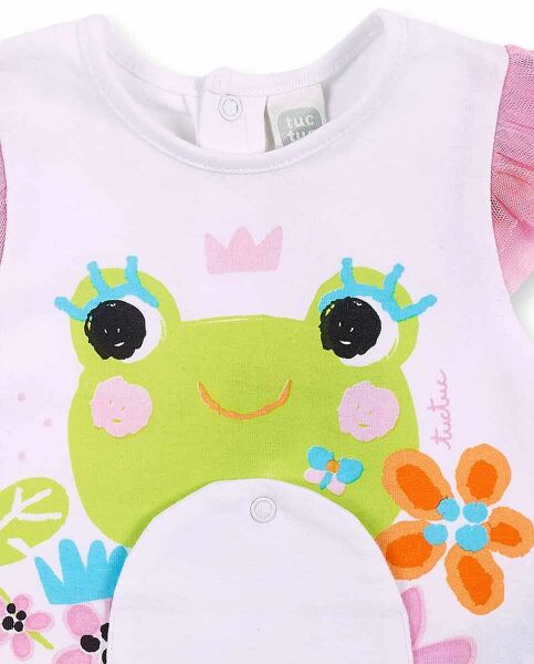 Tuc Tuc 2li Kız Bebek T-shirt Bloomer Set