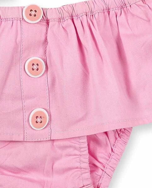 Tuc Tuc 2li Kız Bebek T-shirt Bloomer Set