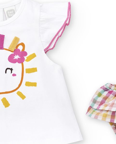 Tuc Tuc 2li Kız Bebek T-shirt Etek Set