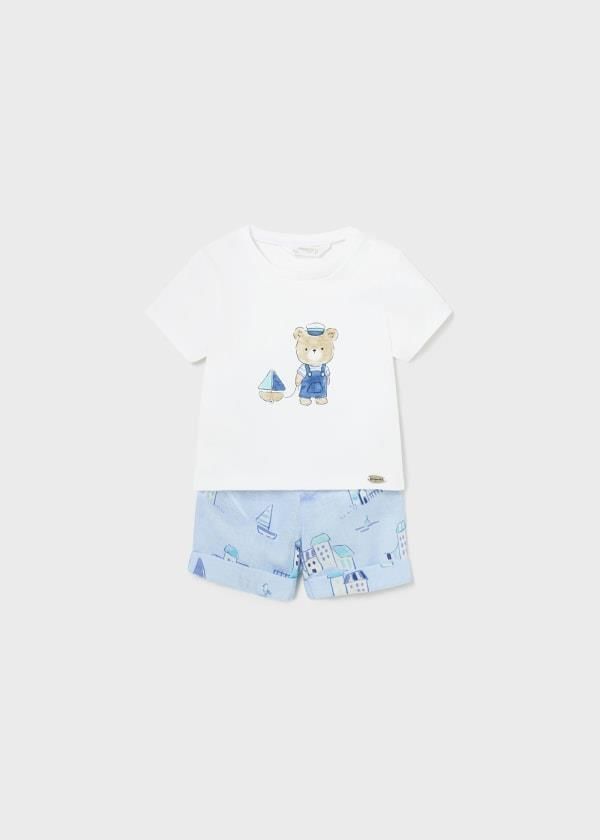 Mayoral 2li Erkek Bebek T-shirt Şort Set