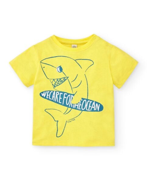 Tuc Tuc Sarı Bisiklet Yaka T-shirt