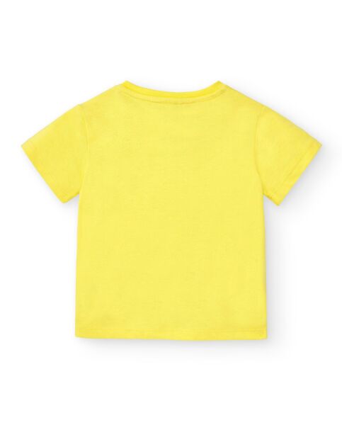 Tuc Tuc Sarı Bisiklet Yaka T-shirt