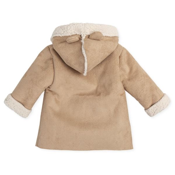 Tutto Piccolo Bej Kapüşonlu Kaban
