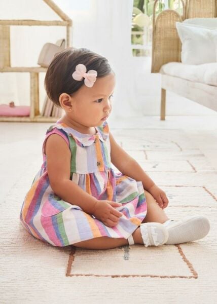 Mayoral Kız Bebek Elbise - Bloomer Set