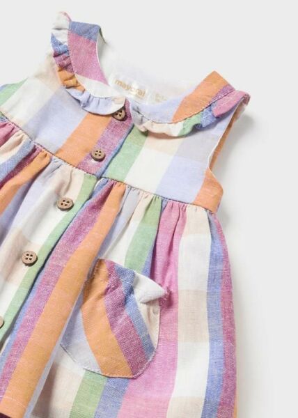 Mayoral Kız Bebek Elbise - Bloomer Set