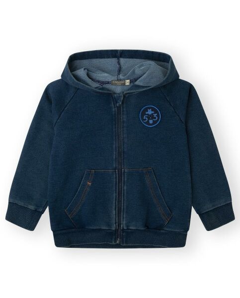 Canada House Kapüşonlu Fermuarlı Erkek Çocuk Sweatshirt