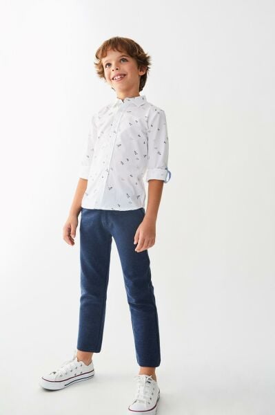 Canada House Uçak Desenli Erkek Çocuk Gömlek