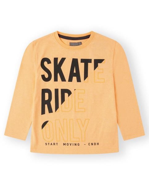 Canada House Yazı Baskılı Erkek Çocuk T-shirt