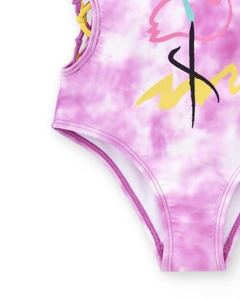 Tuc Tuc Pembe Kız Çocuk Mayo