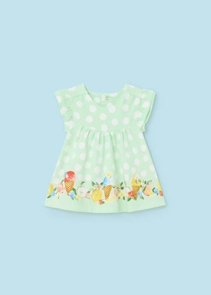 Mayoral Puantiyeli Kız Bebek Elbise