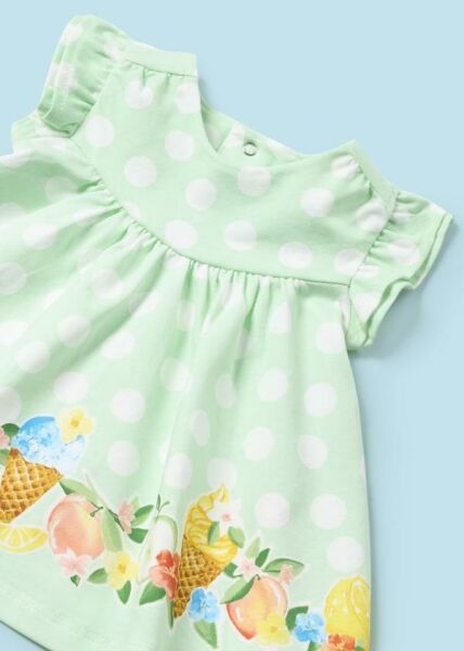 Mayoral Puantiyeli Kız Bebek Elbise