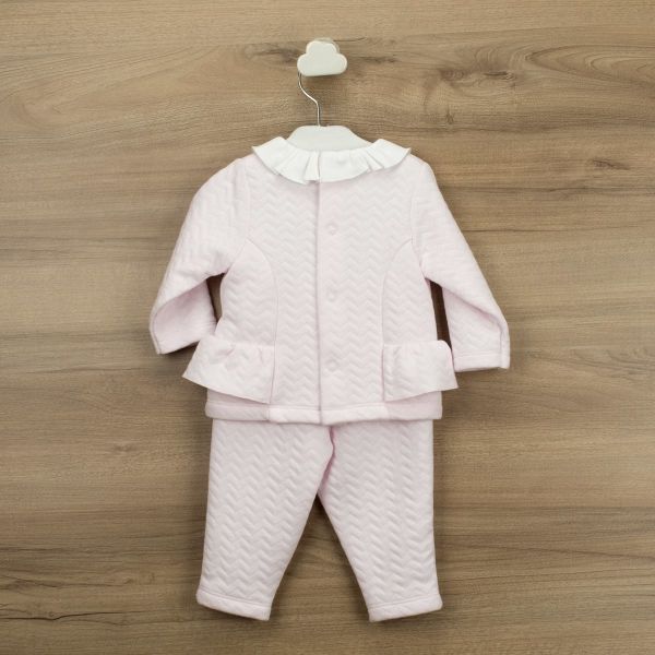 2li Fırfırlı Bluz Pantolon Set