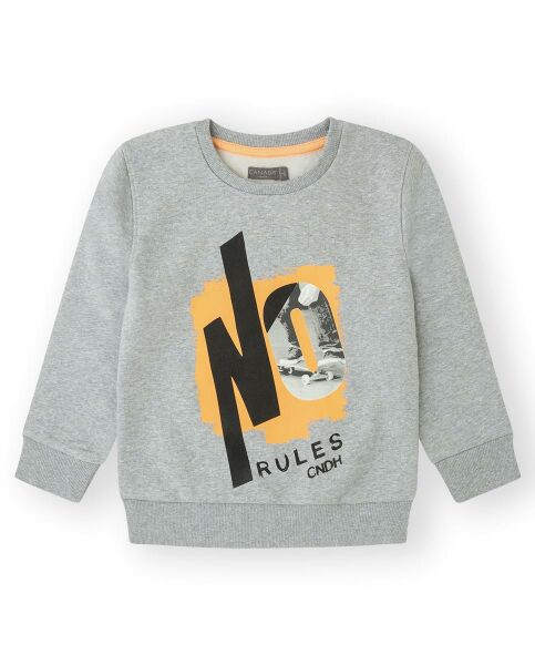 Canada House Bisiklet Yaka Erkek Çocuk Sweatshirt