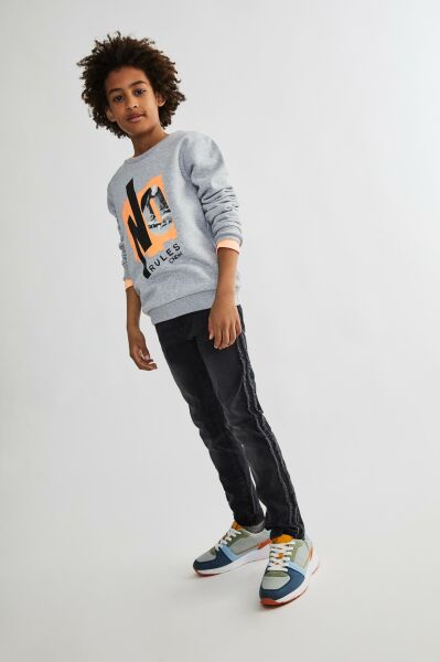 Canada House Bisiklet Yaka Erkek Çocuk Sweatshirt