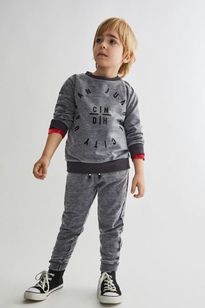 Canada House Yazı Detaylı Erkek Çocuk Sweatshirt