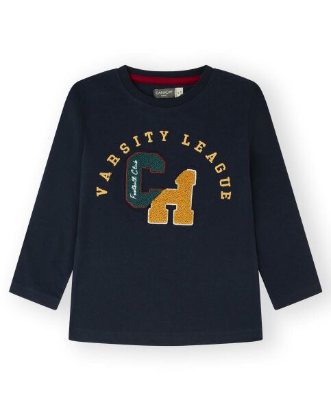 Canada House Logo Detaylı Erkek Çocuk T-shirt