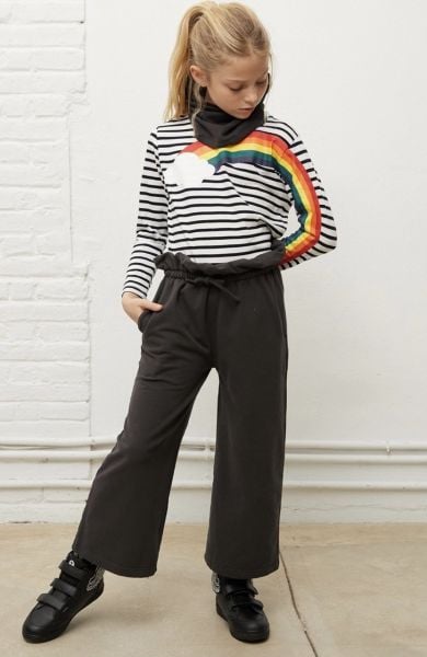 Gökkuşağı Temalı Kız Çocuk T-shirt