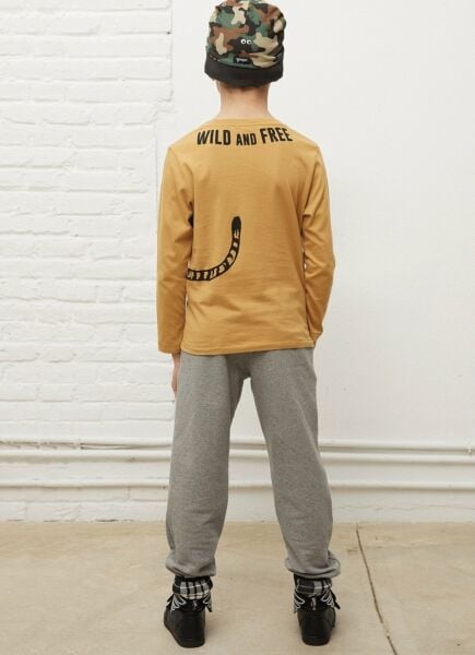 Sesli Kaplan Temalı Erkek Çocuk T-shirt