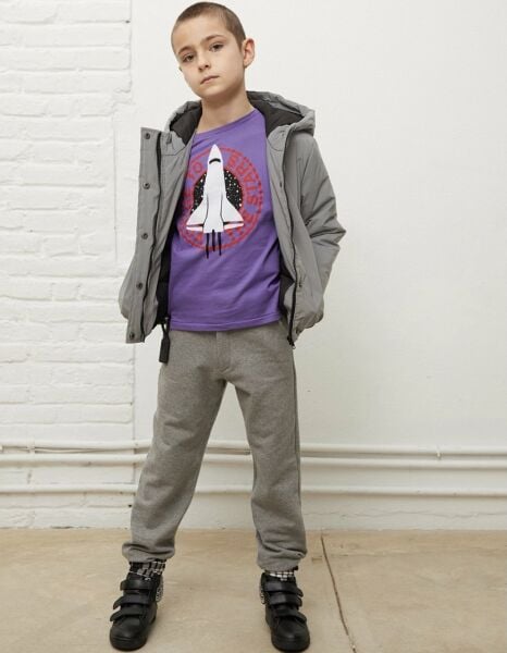 Sesli Roket Temalı Erkek Çocuk T-shirt