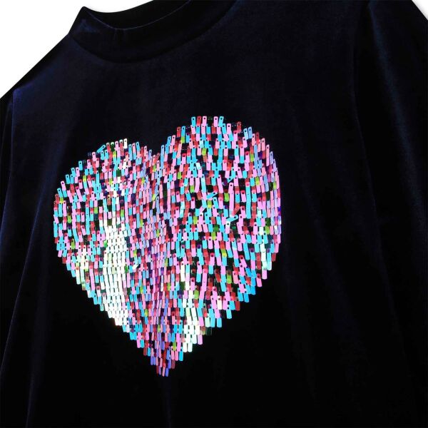 Billieblush Lacivert Kadife Kız Çocuk Elbise