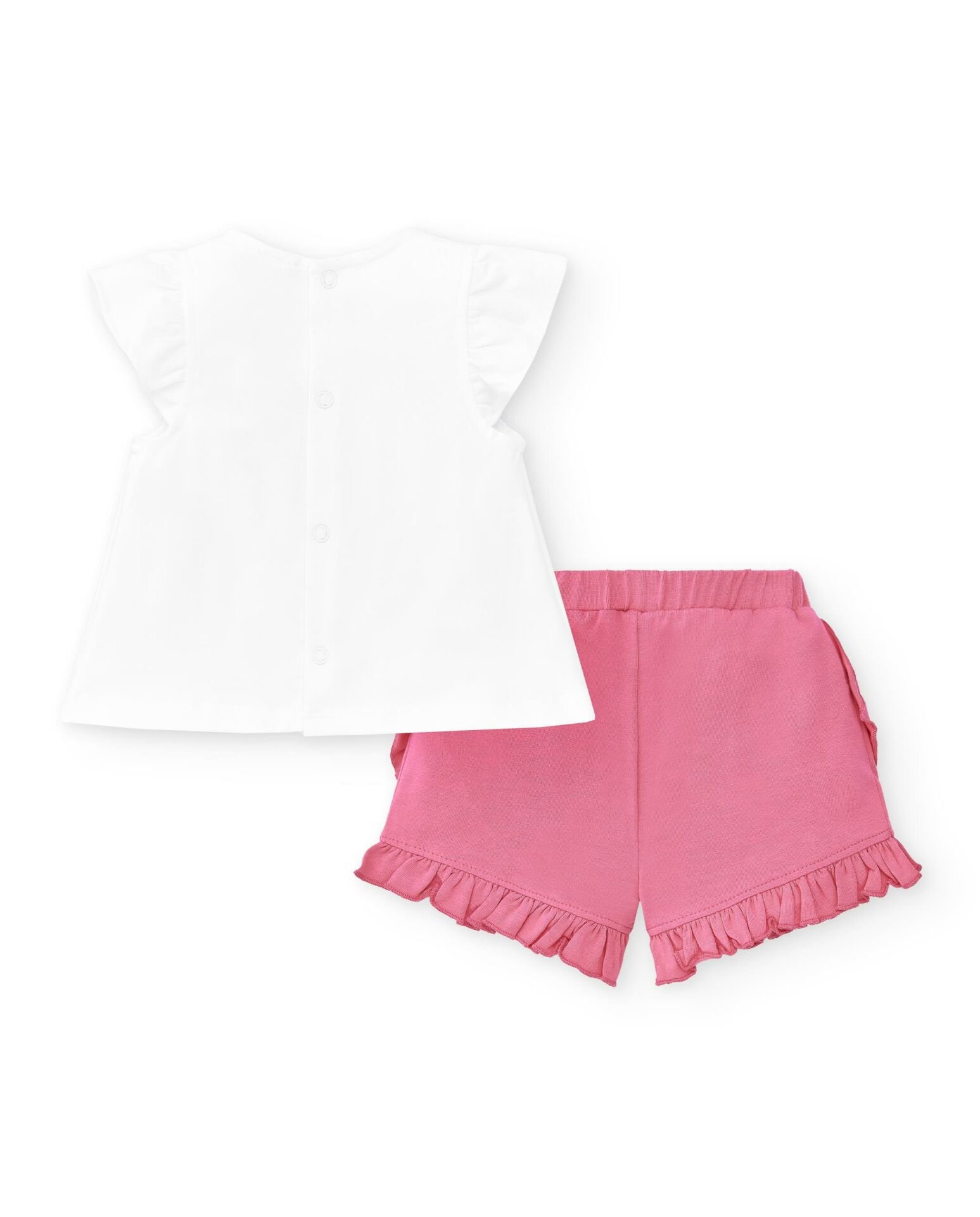 Tuc Tuc 2li Kız Bebek T-shirt Şort Set