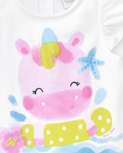Tuc Tuc 2li Kız Bebek T-shirt Şort Set