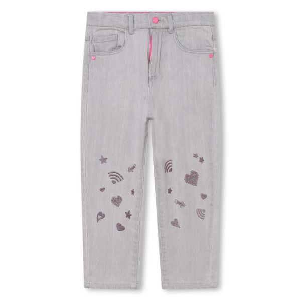 Billieblush Kalp Detaylı Kız Çocuk Kot Pantolon