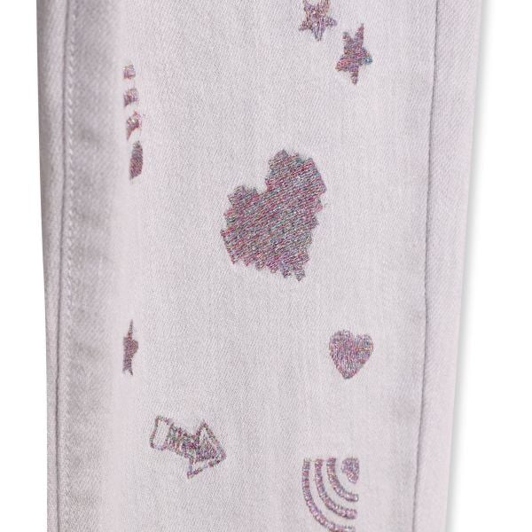 Billieblush Kalp Detaylı Kız Çocuk Kot Pantolon
