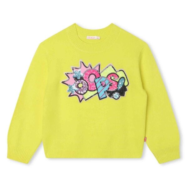 Billieblush Payet İşlemeli Kız Çocuk Kazak Elbise