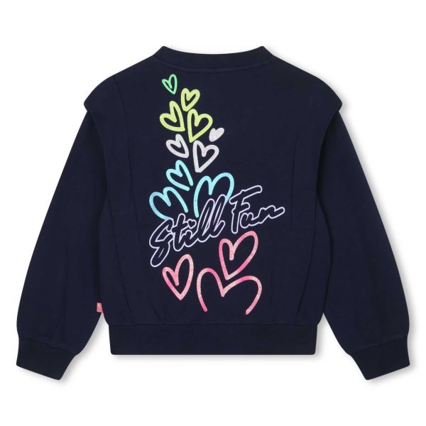 Billieblush Arkası Baskılı Kız Çocuk Sweatshirt