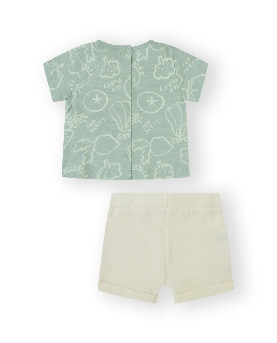 Canada House 2li Erkek Bebek T-shirt Şort Set